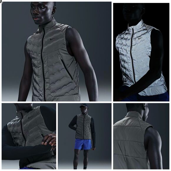 Nike Running Division Therma-Fit ADV Reflective Running Vest - Picture 1 of 14